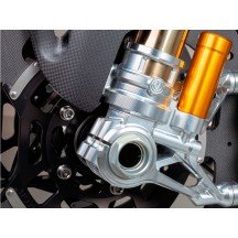 MOTOCORSE GP STYLE RADIAL ATTACHMENT FORK FEET KIT FOR 100MM PRESSURIZED OHLINS FORKS