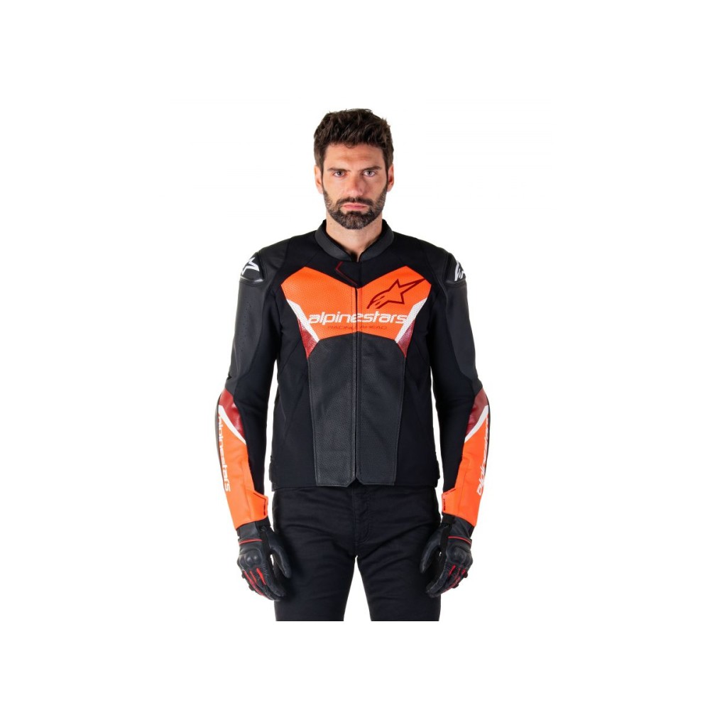 CHAQUETA DE CUERO MÁS RÁPIDA V3 AIRFLOW ALPINESTARS
