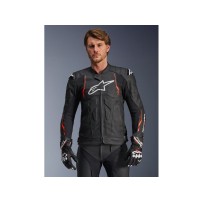 CHAQUETA DE CUERO DE FLUJO DE AIRE ANOCHECER
