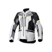 CHAQUETA BOGOTA PRO DRYSTAR ALPINESTARS HIELO / GRIS / AMARILLO FLUOR