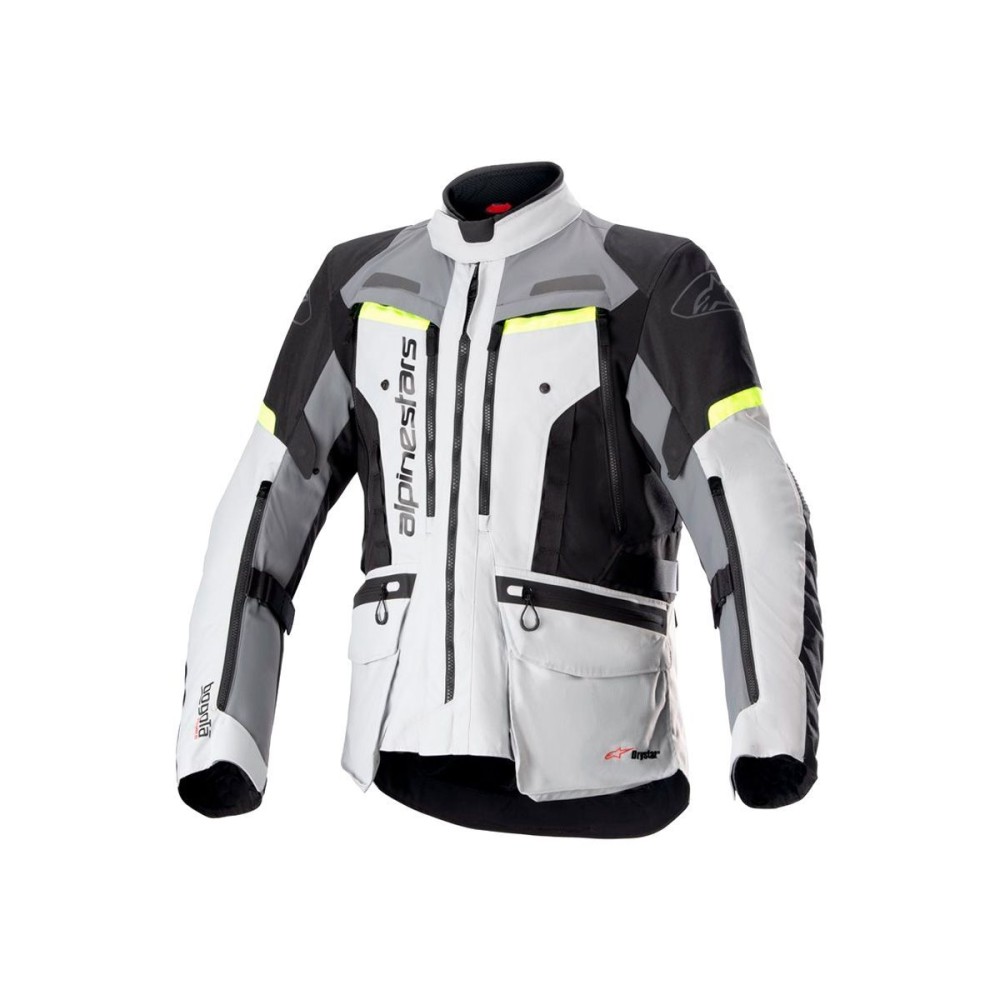 CHAQUETA BOGOTA PRO DRYSTAR ALPINESTARS HIELO / GRIS / AMARILLO FLUOR CHAQUETA BOGOTA PRO DRYSTAR ALPINESTARS HIELO / GRIS / AMARILLO FLUOR