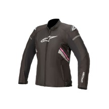 CHAQUETA T-GP PLUS R V3 ALPINESTARS NEGRO/ROSA MUJER