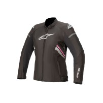 CHAQUETA T-GP PLUS R V3 ALPINESTARS NEGRO/ROSA MUJER