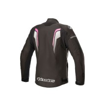 CHAQUETA T-GP PLUS R V3 ALPINESTARS NEGRO/ROSA MUJER
