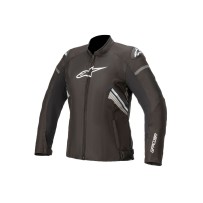 CHAQUETA T-GP PLUS R V3 ALPINESTARS NEGRO/BLANCO MUJER