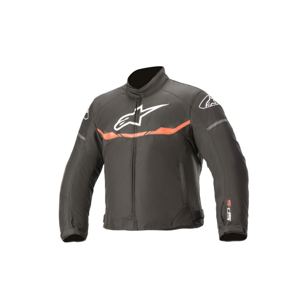 CHAQUETA IMPERMEABLE NIÑO ALPINESTARS NEGRO / ROJO FLUOR T-SP S