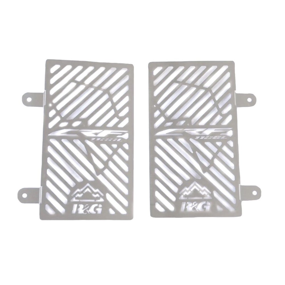 REJILLA DE PROTECCIÓN DE RADIADOR DE ACERO INOXIDABLE R&G HONDA CRF1100L AFRICA TWIN / ADV SPORTS 2020-2023