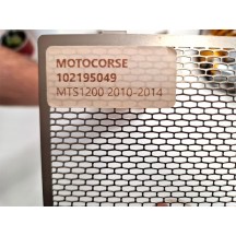 REJILLA ENFRIADOR ACEITE TITANIO MOTOCORSE USADA DUCATI MULTISTRADA 1200 2010-2014