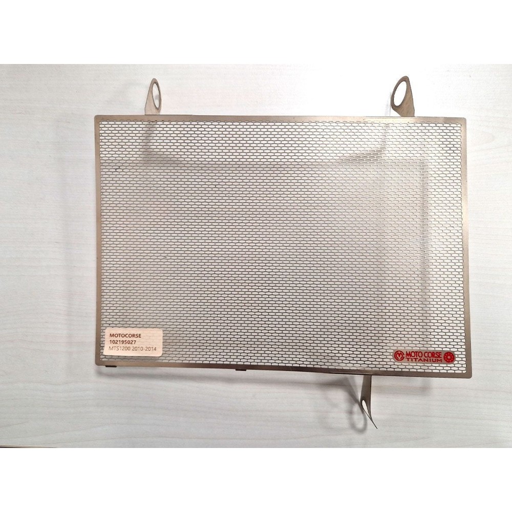 REJILLA DE RADIADOR DE AGUA DE TITANIO MOTOCORSE DE SEGUNDA MANO DUCATI MULTISTRADA 1200 2010-2014