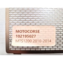 REJILLA DE RADIADOR DE AGUA DE TITANIO MOTOCORSE DE SEGUNDA MANO DUCATI MULTISTRADA 1200 2010-2014