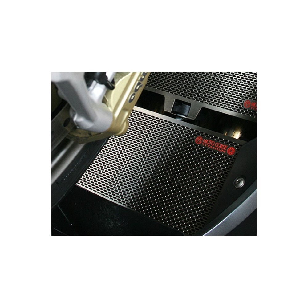 PROTECTOR DEL ENFRIADOR DE ACEITE DE TITANIO BMW S 1000 RR MOTOCORSE