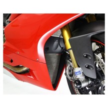 PROTECCIÓN DEL ENFRIADOR DE AGUA INFERIOR DE TITANIO MOTOCORSE DUCATI PANIGALE 1299R