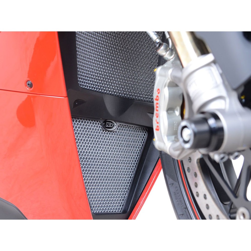 REJILLA DE PROTECCIÓN DEL ENFRIADOR DE ACEITE R&G DUCATI STREETFIGHTER V4 / S 2020-2022