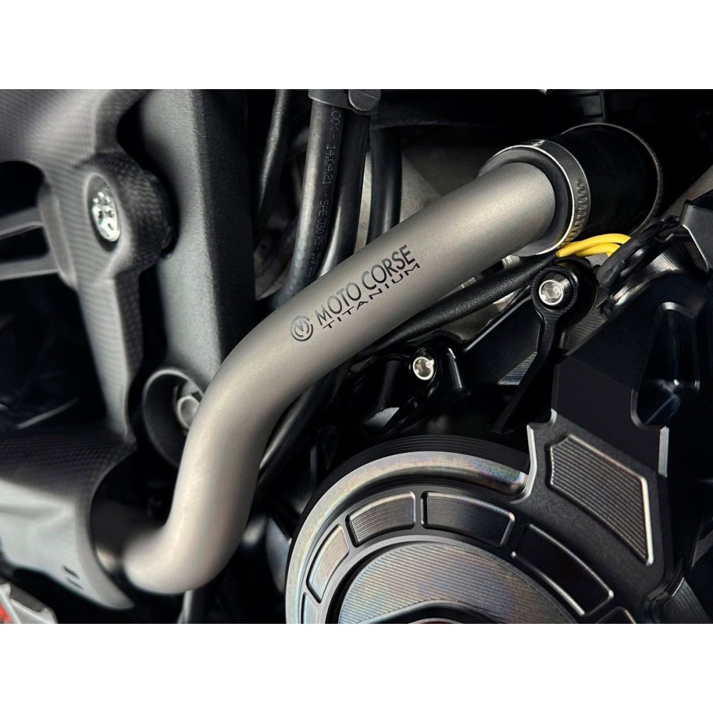 KIT DE TUBO DE BOMBA / BOMBA DE BOMBA DE TITANIO DE MOTOCORSE DUCATI STREETFIGHTER V4 / S 2020-2025