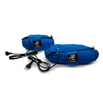 PAR DE CALENTADORES DE NEUMÁTICOS CAPIT MOTO SUPREMA ENCHUFE XL TAMAÑO EU ENCHUFE USADOS AZUL
