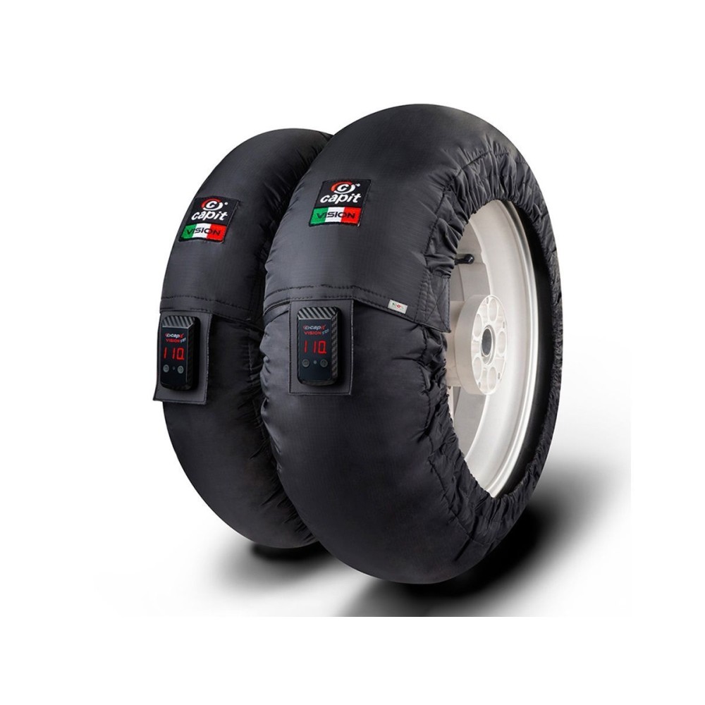 PAR DE CALENTADORES DE NEUMÁTICOS MOTO CAPIT SUPREMA VISION