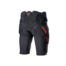 PANTALÓN CORTO ALPINESTARS BIONIC PRO NEGRO / ROJO