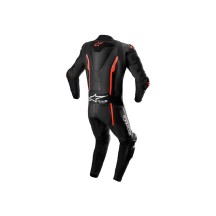 MONO ENTERO DE CUERO MISSILE V2 ALPINESTARS NEGRO/ROJO