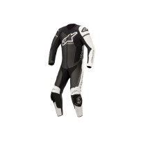 TRAJE DE CUERO GP FORCE PHANTOM ALPINESTARS RACING BLANCO / NEGRO