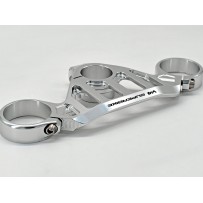 PLACA DE DIRECCIÓN SUPERIOR MELOTTI RACING NEGRO DUCATI PANIGALE V4 / S / R 2018-2022