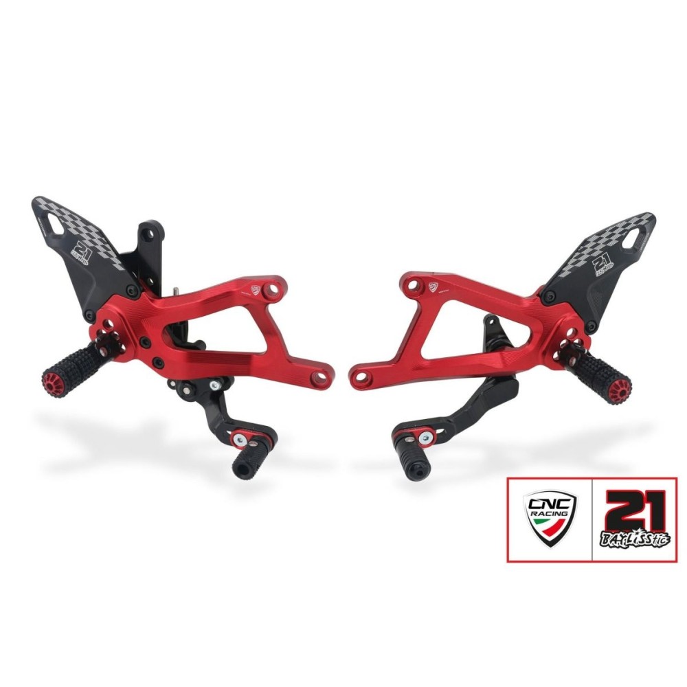 TROY BAYLISS EDITION CNC RACING PLATFORMS AJUSTABLES DUCATI PANIGALE V4 / S 2025