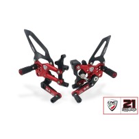 TROY BAYLISS EDITION CNC RACING PLATFORMS AJUSTABLES DUCATI PANIGALE 1199 / 1299
