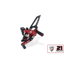 CNC RACING ADJUSTABLE REAR SETS TROY BAYLISS EDITION DUCATI PANIGALE V2 2020-2024