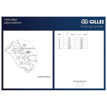 FXR RACING BLACK PLANNING GILLES TOOLING BLACK BMW S 1000 RR 2025
