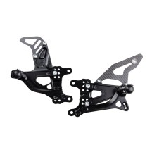 PLATAFORMAS HACIA ATRÁS CAJA DE CAMBIOS DE ARAÑA NORMAL / INVERTIDA KAWASAKI ZX6R / 636 2019-2025 MODELLO SSP
