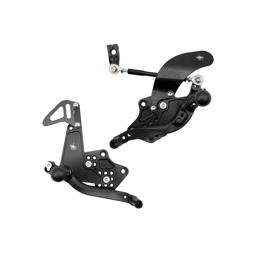 PLATAFORMAS HACIA ATRÁS CAJA DE CAMBIOS DE ARAÑA NORMAL / INVERTIDA SUZUKI GSX-8R 2023-2025 PLATAFORMAS HACIA ATRÁS CAJA DE CAMBIOS DE ARAÑA NORMAL / INVERTIDA SUZUKI GSX-8R 2023-2025