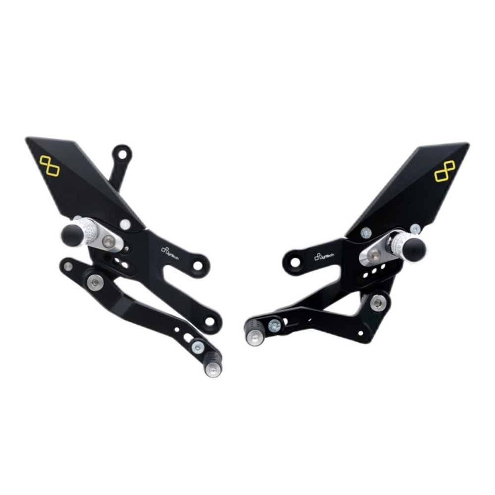 ESTRIBERAS AJUSTABLES VERSIÓN R LIGHTECH DUCATI PANIGALE V4 / S 2025 ESTRIBERAS AJUSTABLES VERSIÓN R LIGHTECH DUCATI PANIGALE V4 / S 2025