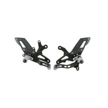ESTRIBERAS AJUSTABLES, ESTRIBERAS ARTICULADAS, MARCHA ATRÁS LIGHTECH KAWASAKI ZX-6R / 636 2005-2024