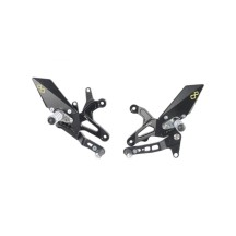 ESTRIBERAS AJUSTABLES ESTRIBERAS FIJAS LIGHTECH CAJA DE CAMBIOS RECTA KAWASAKI ZX-6R / 636 2005-2024