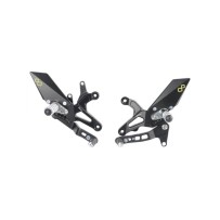 ESTRIBERAS AJUSTABLES ESTRIBERAS FIJAS LIGHTECH CAJA DE CAMBIOS RECTA KAWASAKI ZX-6R / 636 2005-2024