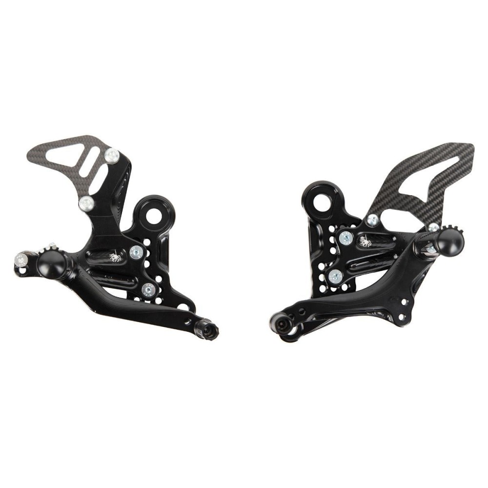 ESTRIBERAS TRASERAS CAJA DE CAMBIOS NORMAL / ARAÑA INVERSA YAMAHA R7 2021-2024 ESTRIBERAS TRASERAS CAJA DE CAMBIOS NORMAL / ARAÑA INVERSA YAMAHA R7 2021-2024