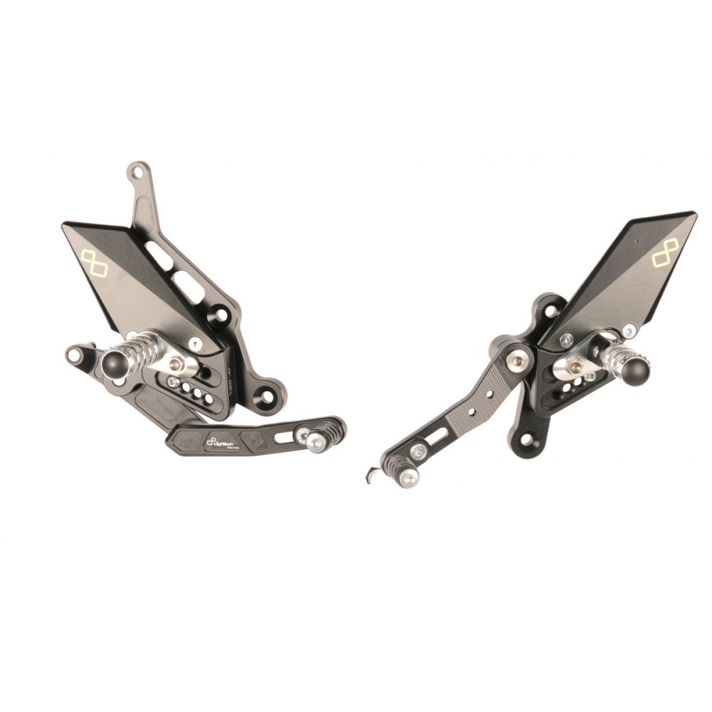 ESTRIBERAS AJUSTABLES CON ESTRIBERAS ARTICULADAS LIGHTECH YAMAHA TRACER 7 / GT 2020-2024 ESTRIBERAS AJUSTABLES CON ESTRIBERAS ARTICULADAS LIGHTECH YAMAHA TRACER 7 / GT 2020-2024