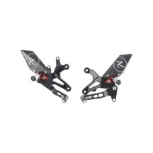 ESTRIBERAS AJUSTABLES R ESTRIBERAS ARTICULADOS LIGHTECH CAJA DE CAMBIOS RECTA KAWASAKI ZX-6R / 636 2005-2024