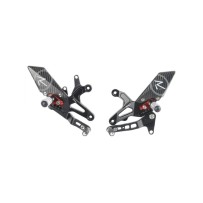 ESTRIBERAS AJUSTABLES R ESTRIBERAS ARTICULADOS LIGHTECH CAJA DE CAMBIOS RECTA KAWASAKI ZX-6R / 636 2005-2024
