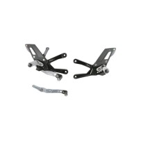 PLATAFORMAS AJUSTABLES CON REPOSAPIÉS DE DEVOLUCIÓN LIGHTECH YAMAHA R1 / M 2015-2025