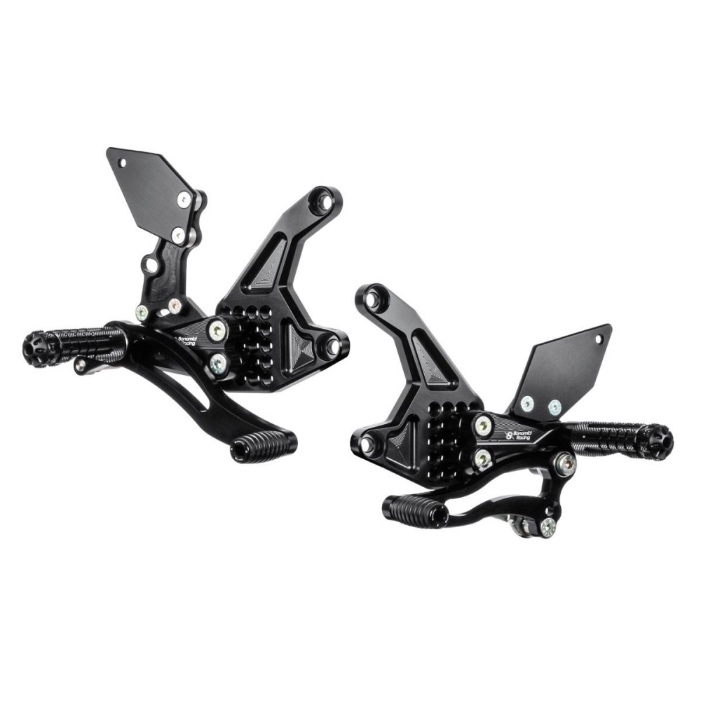ESTRIBERAS TRASERAS AJUSTABLES BONAMICI RACING KAWASAKI Z 900 2017-2024 ESTRIBERAS TRASERAS AJUSTABLES BONAMICI RACING KAWASAKI Z 900 2017-2024