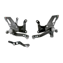 ESTRIBERAS AJUSTABLES ESTRIBERAS FIJAS LIGHTECH REVERSE SHIFT KAWASAKI ZX-4RR 2024