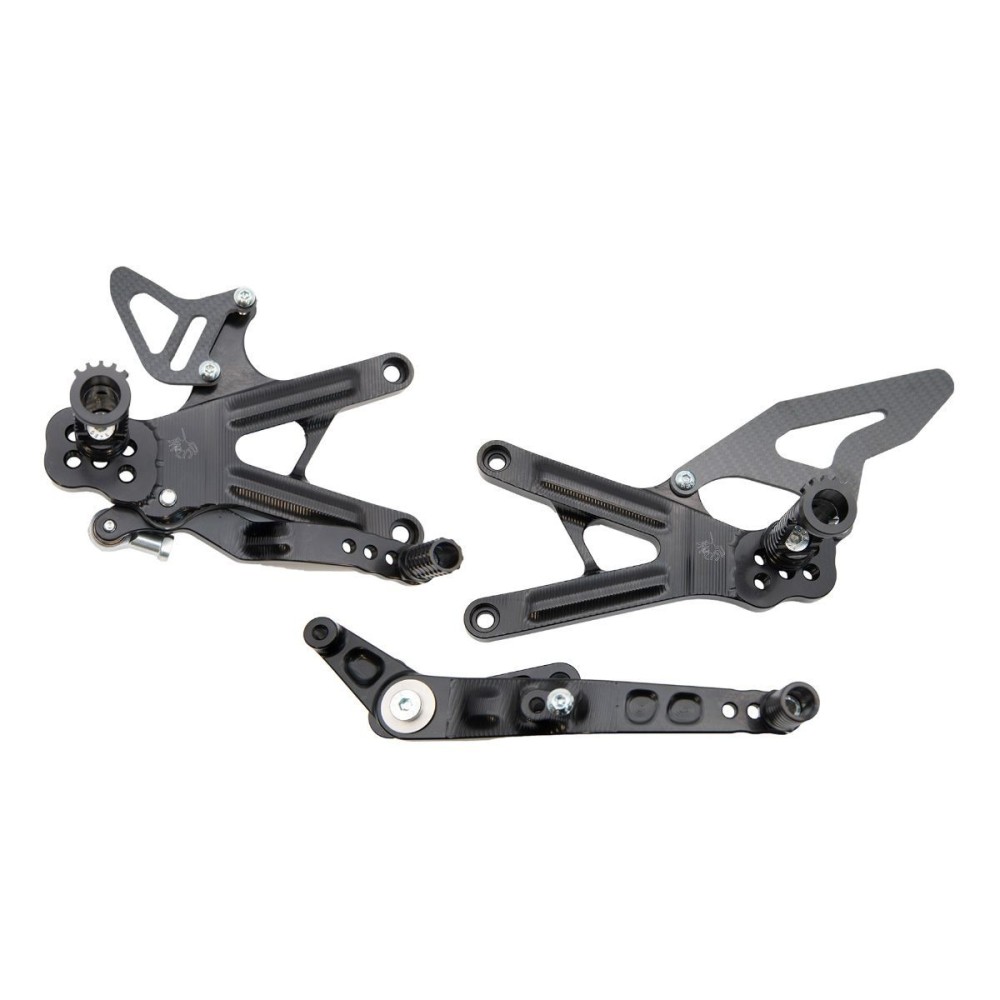 ESTRIBERAS TRASERAS CAJA DE CAMBIOS NORMAL / ARAÑA INVERSA YAMAHA R1 2015-2024 ESTRIBERAS TRASERAS CAJA DE CAMBIOS NORMAL / ARAÑA INVERSA YAMAHA R1 2015-2024