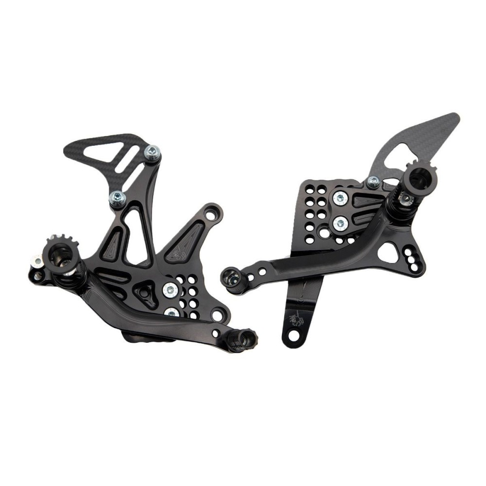 ESTRIBERAS TRASERAS CAJA DE CAMBIOS NORMAL / ARAÑA INVERSA KAWASAKI NINJA 400 2018-2023 ESTRIBERAS TRASERAS CAJA DE CAMBIOS NORMAL / ARAÑA INVERSA KAWASAKI NINJA 400 2018-2023