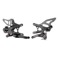 ESTRIBERAS TRASERAS AJUSTABLES CAJA DE CAMBIOS NORMAL SPIDER KAWASAKI ZX-10R 2016-2023
