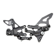 ESTRIBERAS TRASERAS CAJA DE CAMBIOS NORMAL SPIDER APRILIA RSV4 / TUONO V4 2011-2016