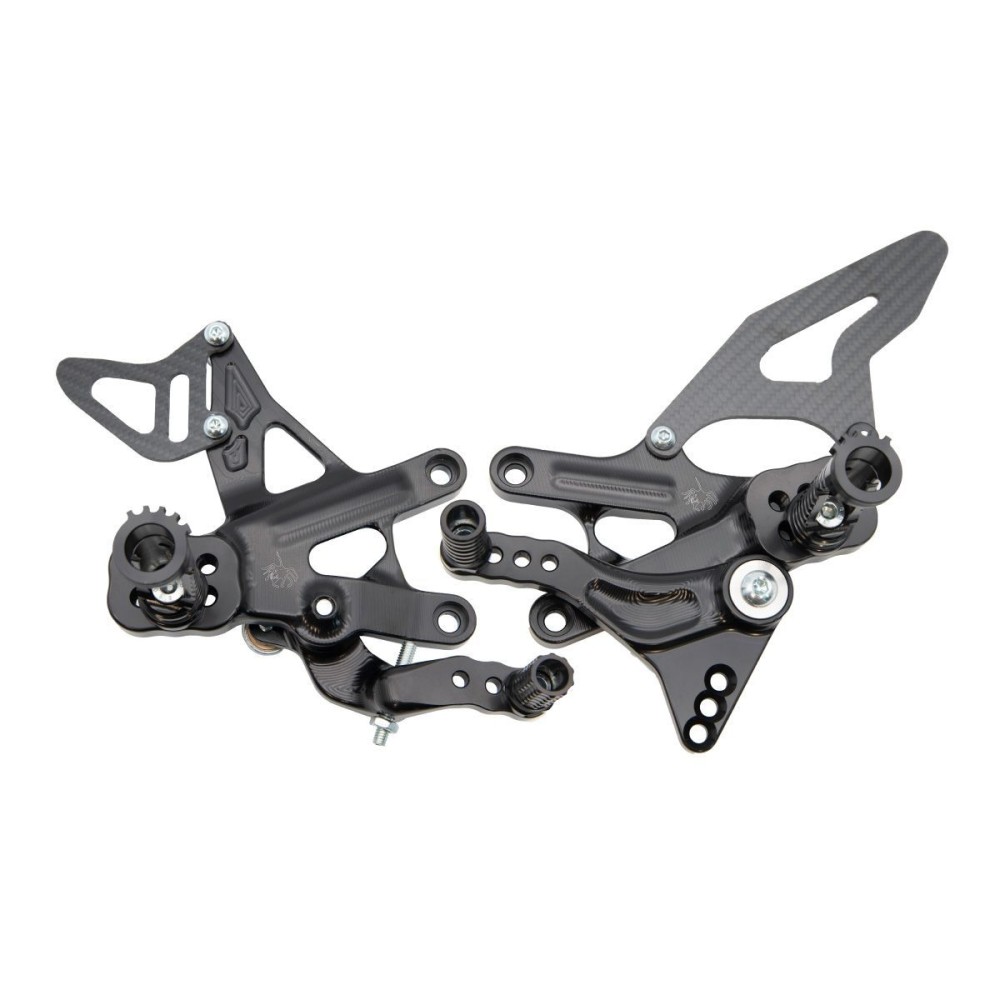 ESTRIBERAS TRASERAS CAJA DE CAMBIOS NORMAL SPIDER APRILIA RSV4 / TUONO V4 2011-2016 ESTRIBERAS TRASERAS CAJA DE CAMBIOS NORMAL SPIDER APRILIA RSV4 / TUONO V4 2011-2016