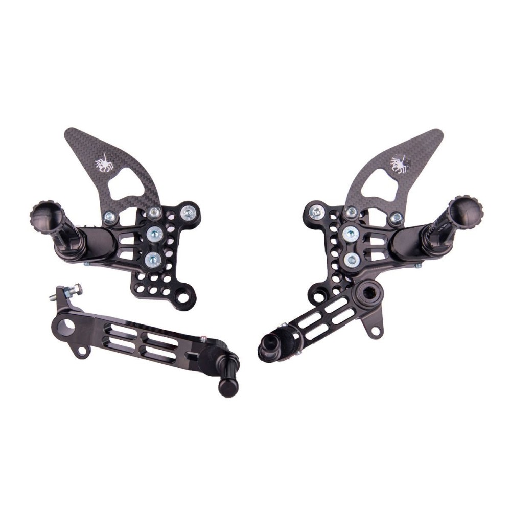 ESTRIBERAS TRASERAS PLEGABLES CAJA DE CAMBIOS NORMAL / MARCHA ATRÁS DUCATI 999 / 749 ESTRIBERAS TRASERAS PLEGABLES CAJA DE CAMBIOS NORMAL / MARCHA ATRÁS DUCATI 999 / 749