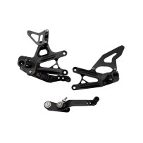 ESTRIBERAS TRASERAS CAJA DE CAMBIOS NORMAL / ARAÑA INVERSA SUZUKI GSX-R 1000 2017-2023