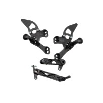 ESTRIBERAS TRASERAS AJUSTABLES MODELO EVO SPIDER DUCATI 848 / 1098 / 1198 2007-2011