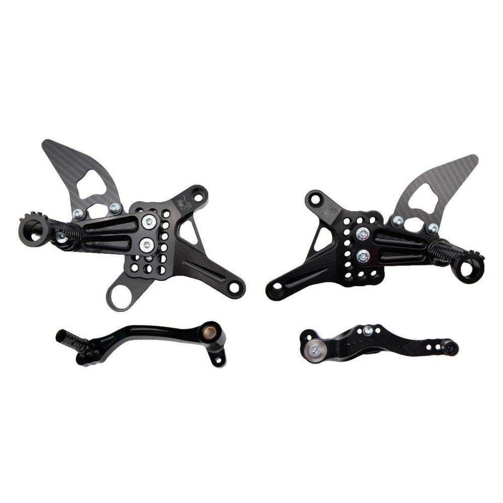 ESTRIBERAS TRASERAS CAJA DE CAMBIOS NORMAL / ARAÑA INVERSA MV AGUSTA F3 / BRUTALE 800 ESTRIBERAS TRASERAS CAJA DE CAMBIOS NORMAL / ARAÑA INVERSA MV AGUSTA F3 / BRUTALE 800